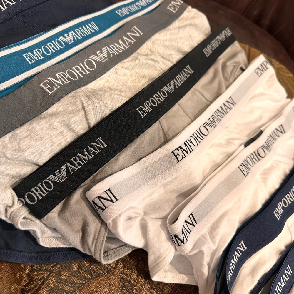Emporio Armani Boxer Briefs - Black, Gray, White, Blue